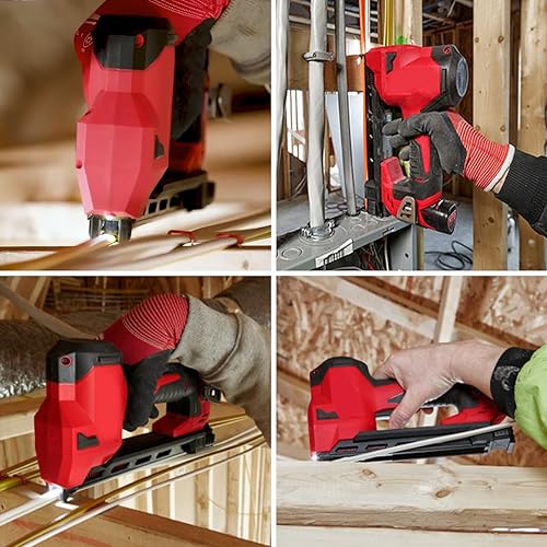 Miniatura 7 de UYZO Grapa de cable aislada de 1 pulgada MNM1-600 para pistola de grapadora de cable Milwaukee M12, se adapta a grapas de cable Milwaukee 2448-20