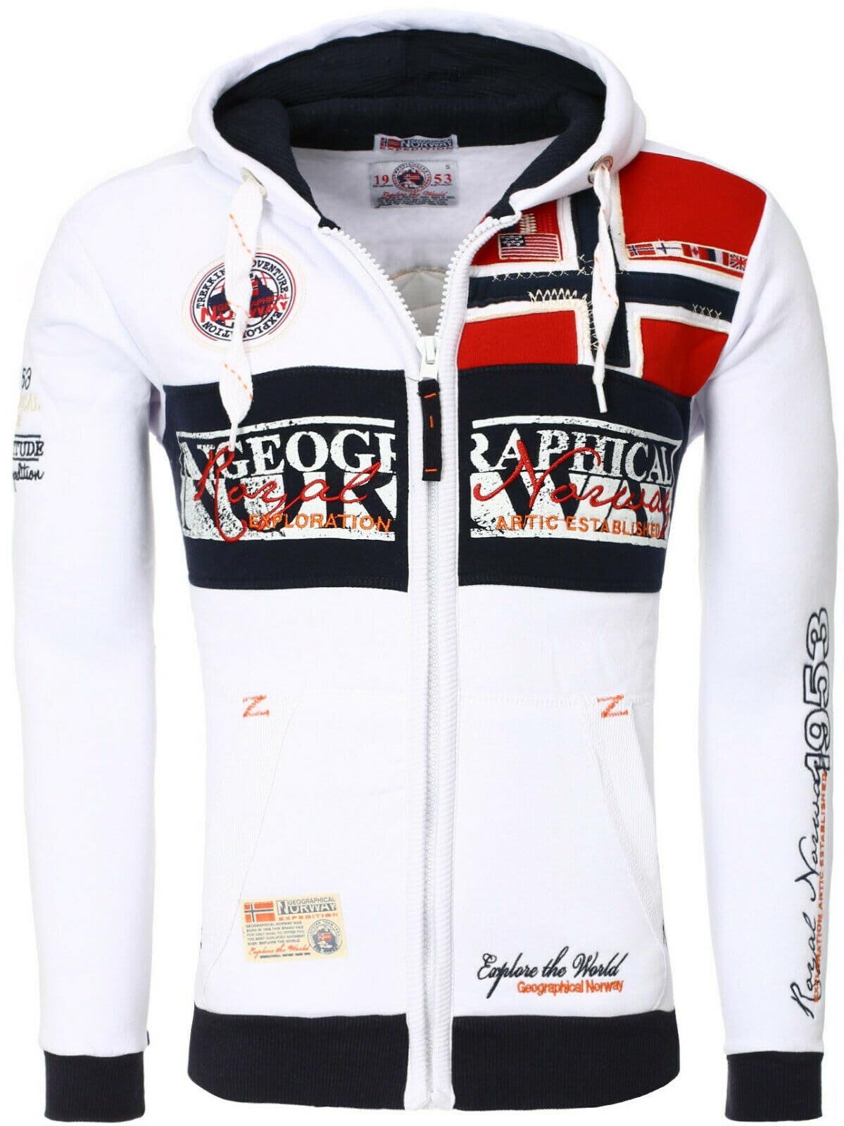 Geographical Norway Herren Hoodie Jacke Flyer