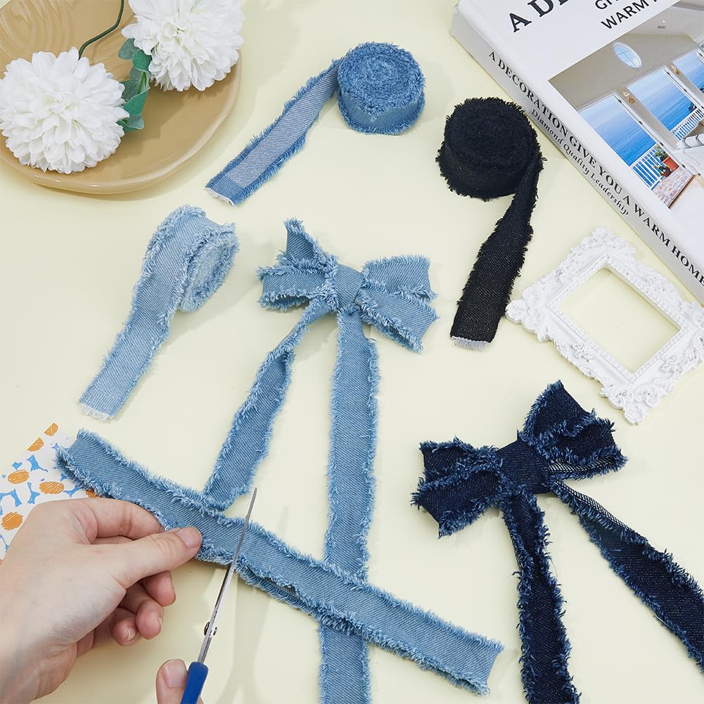 Amazon.com: SUPERFINDINGS 5 Rolls 10 Yards Fringes Fabric Ribbon