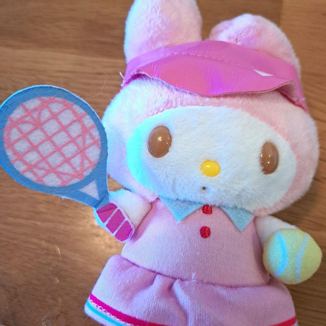 マイメロディマスコットテニス姿ぬいぐるみキーホルダーサンリオ