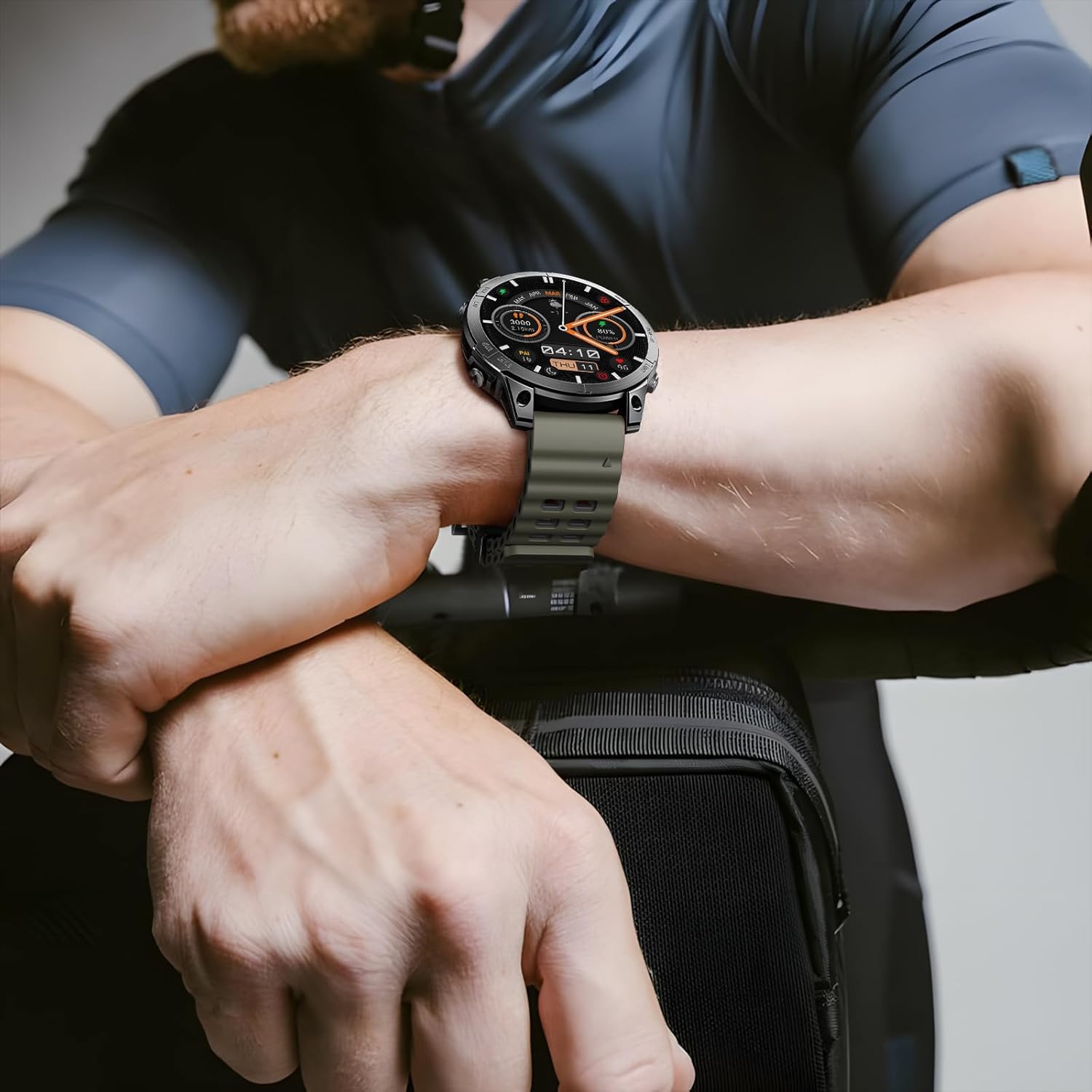 Quickfit 26mm Watch Bands for Garmin Fenix 8 51mm/7X/6X/5X, Sports Ocean Silicone Bands Compatible with Garmin Fenix 8 Pro 51mm/7X Pro/6X Pro/5X Plus/3/3HR/Descent MK1/MK2i Smartwatches - Image 9