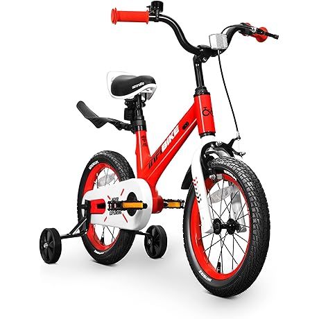 SereneLife 14in Bike with Training Wheels: Perfect For Budding Cyclists