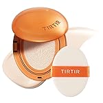 [*Mini Size*] TIRTIR Mask Fit Ai Filter Cushion Foundation | AI-Like Semi-Matte Finish - Up to 72-Hour Medium to Full Coverage Korean BB Cushion Make up Beauty, 10C Shell, 0.15 Fl Oz