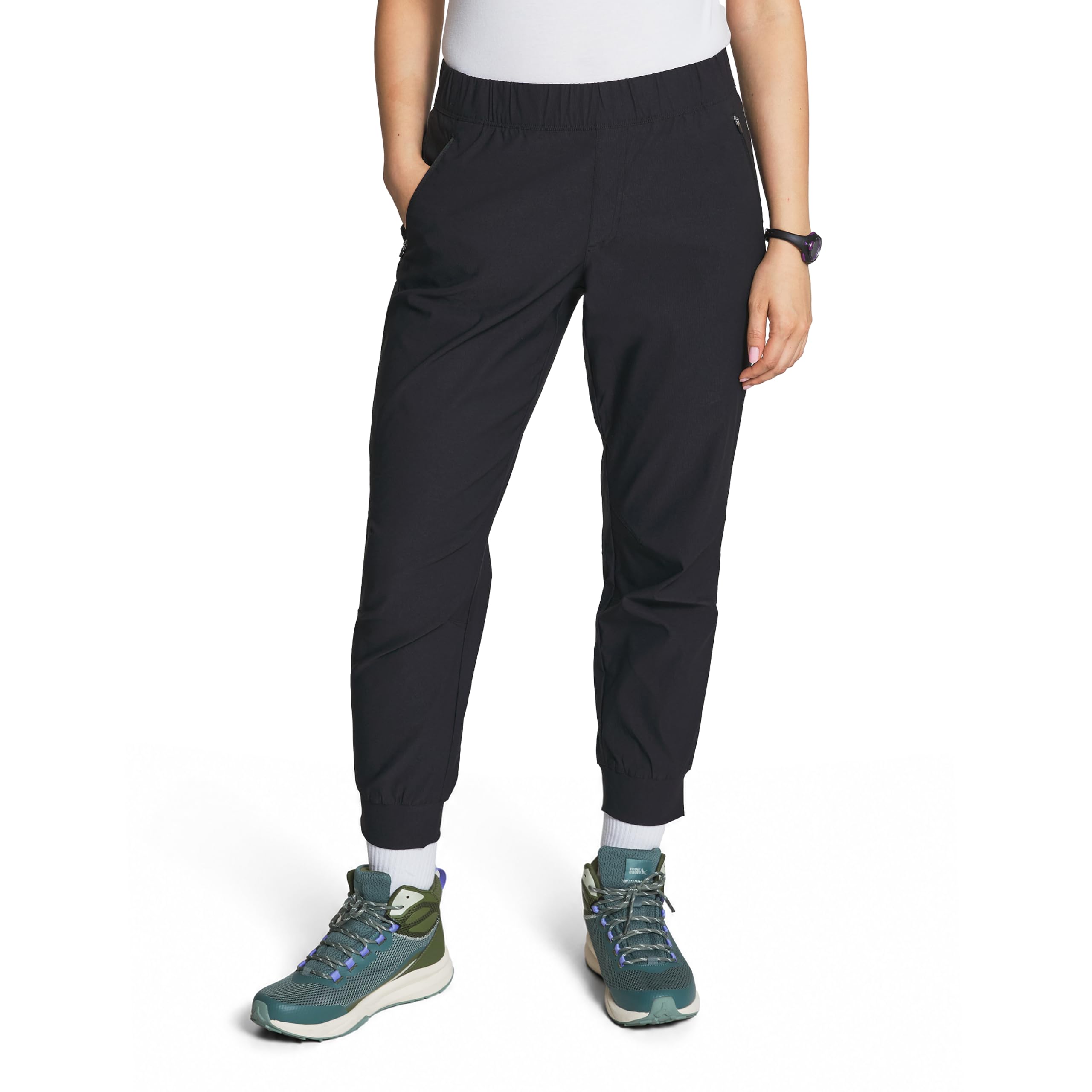 Women's Athletic Fit Elastic Waist Unlined Ranier Jogger Pants