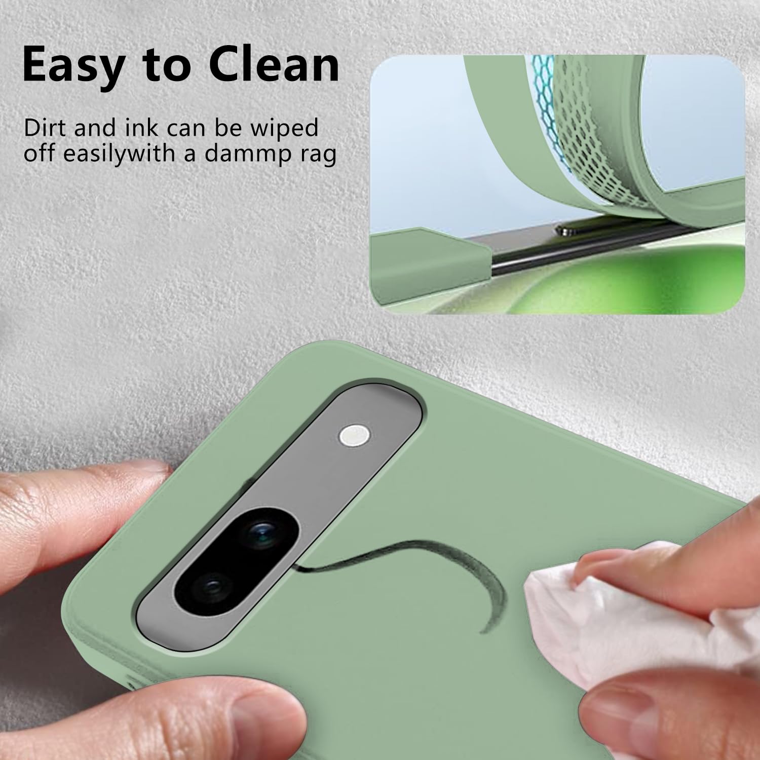 Compatible With Google Pixel 7a Case Shockproof with Ring Kickstand - Image 4
