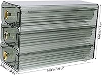 Vista 2 de POPETPOP Convenient Food Grade Egg Organizer for Refrigerator Rolling Egg Dispenser Durable Egg Storage Container Capacity Kitchen Supply Easy to