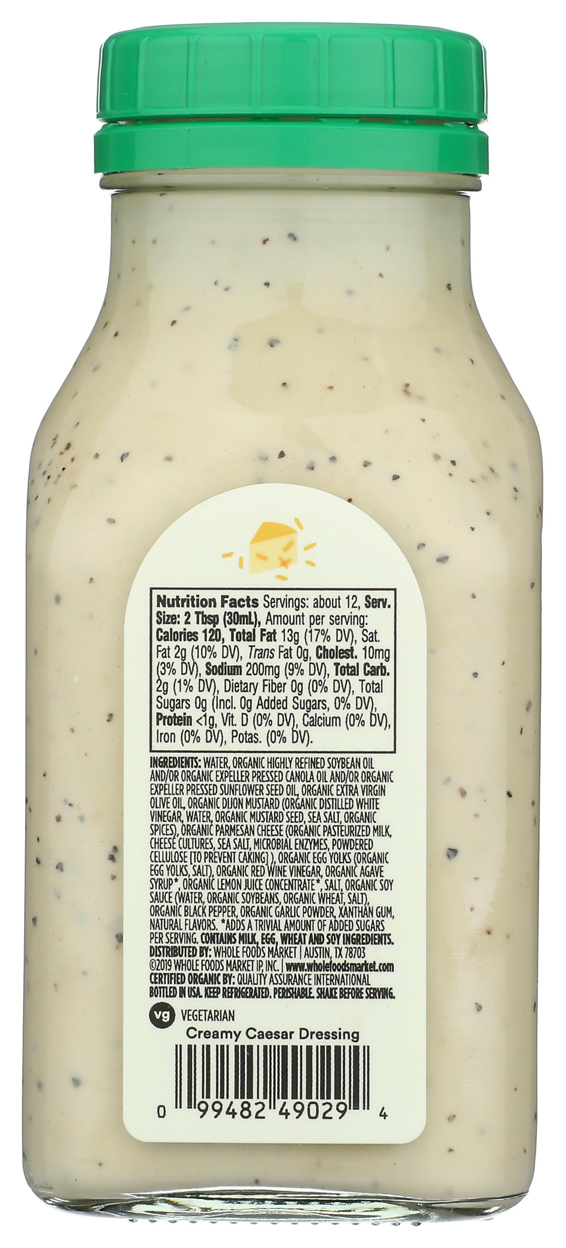 365 By Whole Foods Market, Organic Caesar Dressing, 12 Fl Oz 365 By Whole Foods Market, Organic Caesar Dressing, 12 Fl Oz