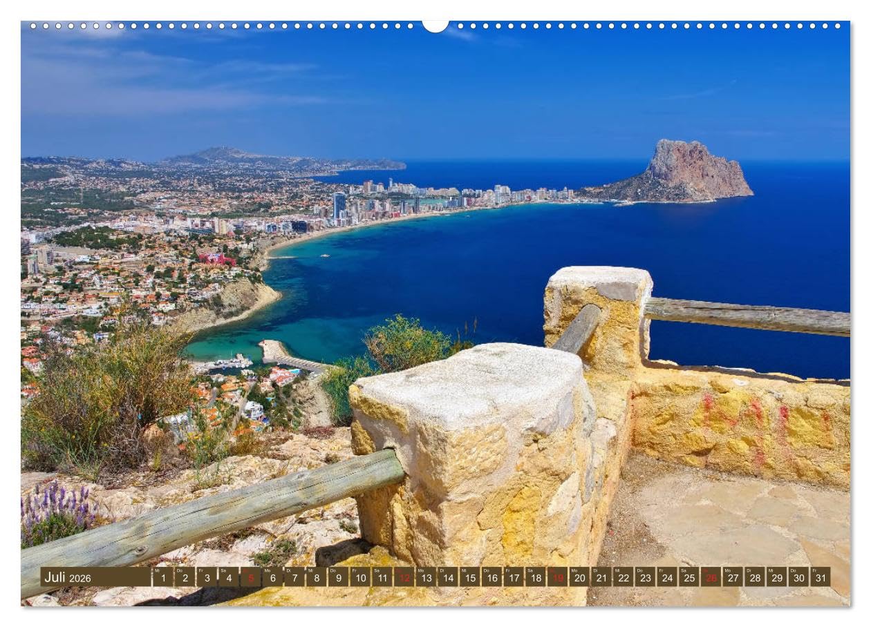 Costa Blanca - Die weiße Küste Spaniens (hochwertiger Premium Wandkalender 2026 DIN A2 quer), Kunstdruck in Hochglanz: Ein Bildkalender der bekannten ... spanischen Mittelmeerküste (CALVENDO Orte)