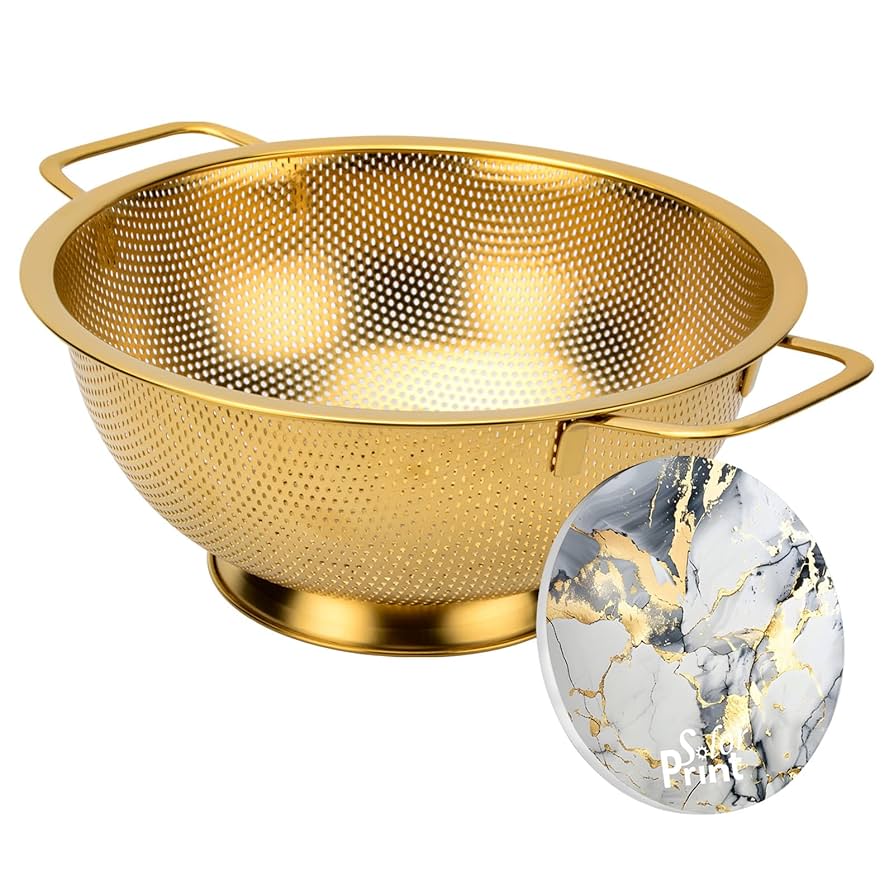 Amazon.co.jp: ザル 3クォート ゴールド : ホーム＆キッチン