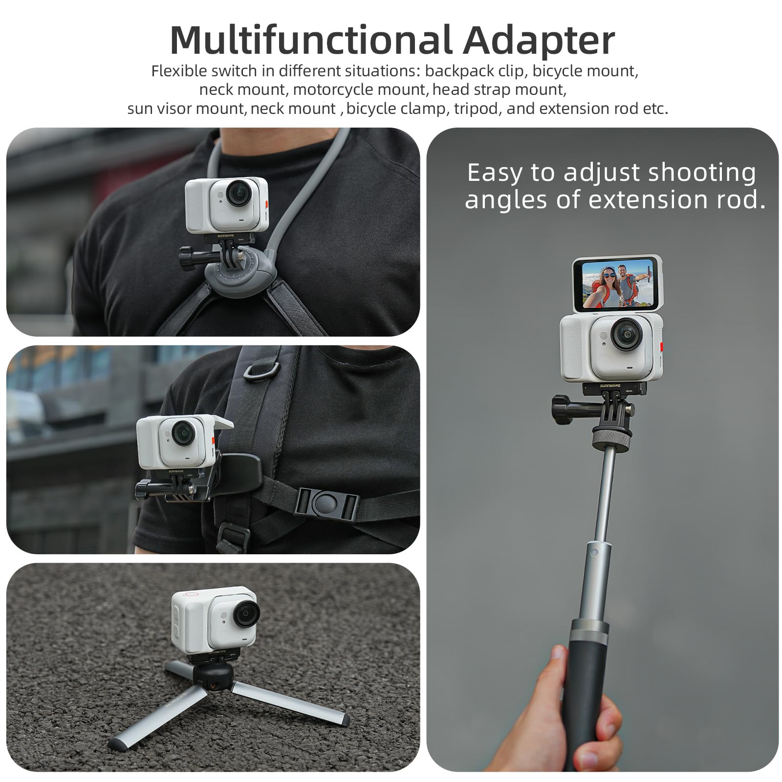 Actie Camera Mount Voor Insta360 Een X2/X Cnc Stat... – Vicedeal Actie Camera Mount Voor Insta360 Een X2/X Cnc Stat... – Vicedeal