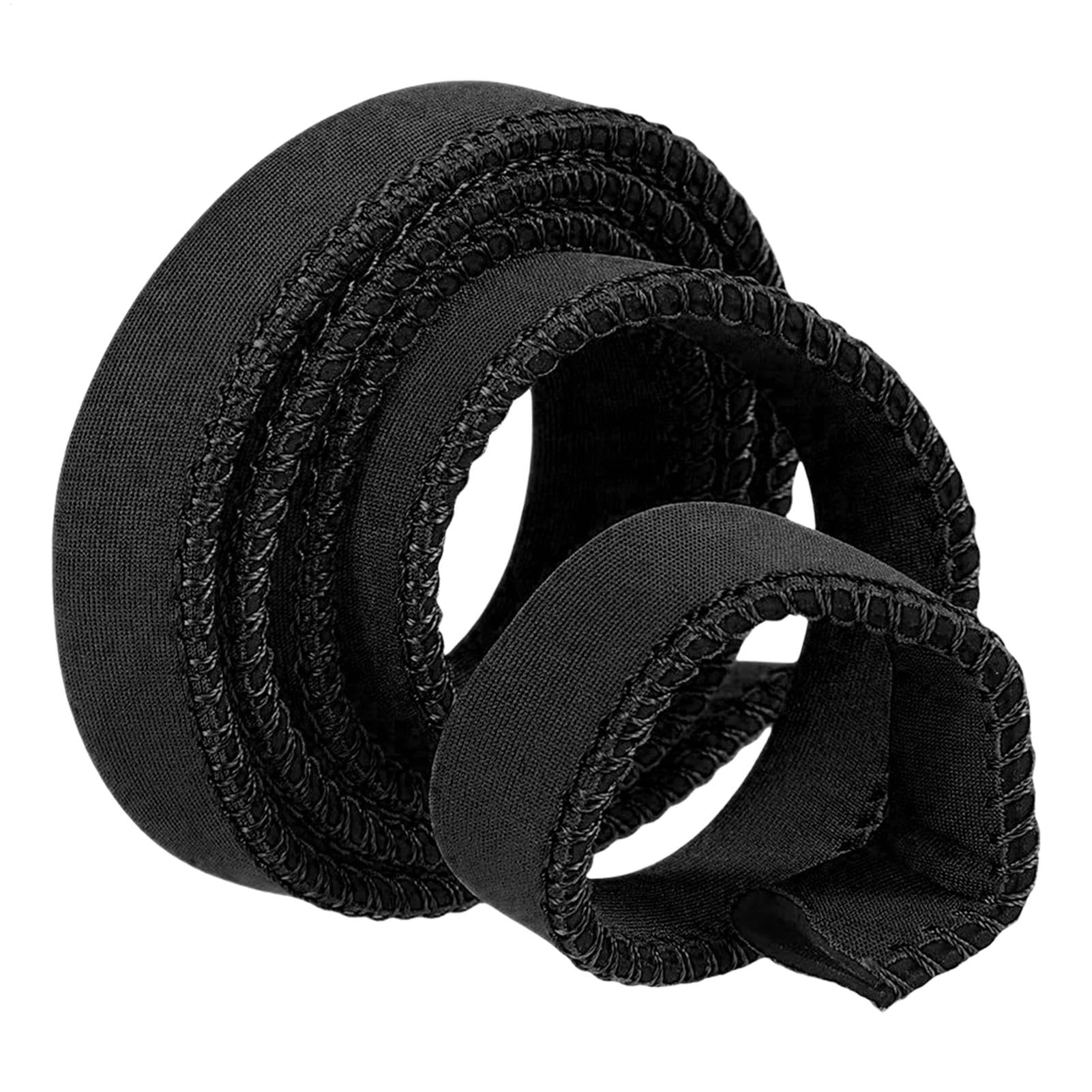 Copertura per tubo, sacca d'acqua isolata, protezione in gomma per tubo di idratazione, scudo resistente alle intemperie, bevanda termica per antigelo e protezione UV, (90 cm, nero) per escursionismo,