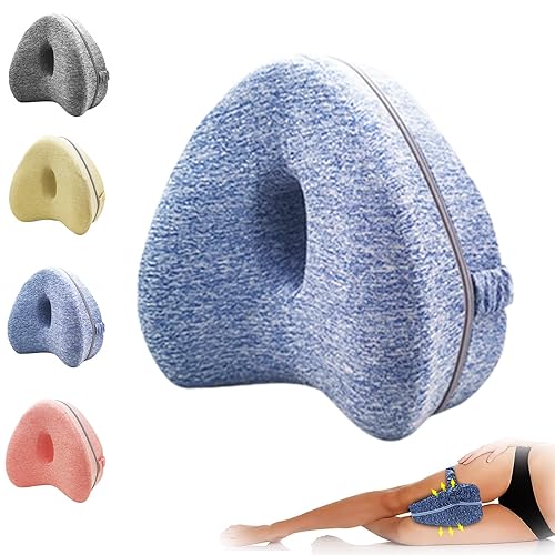Almohada de alineación Smoothspine, alivia el dolor de cadera y la ciática, almohada de piernas mejorada Smoothspine, almohada de apoyo de espuma