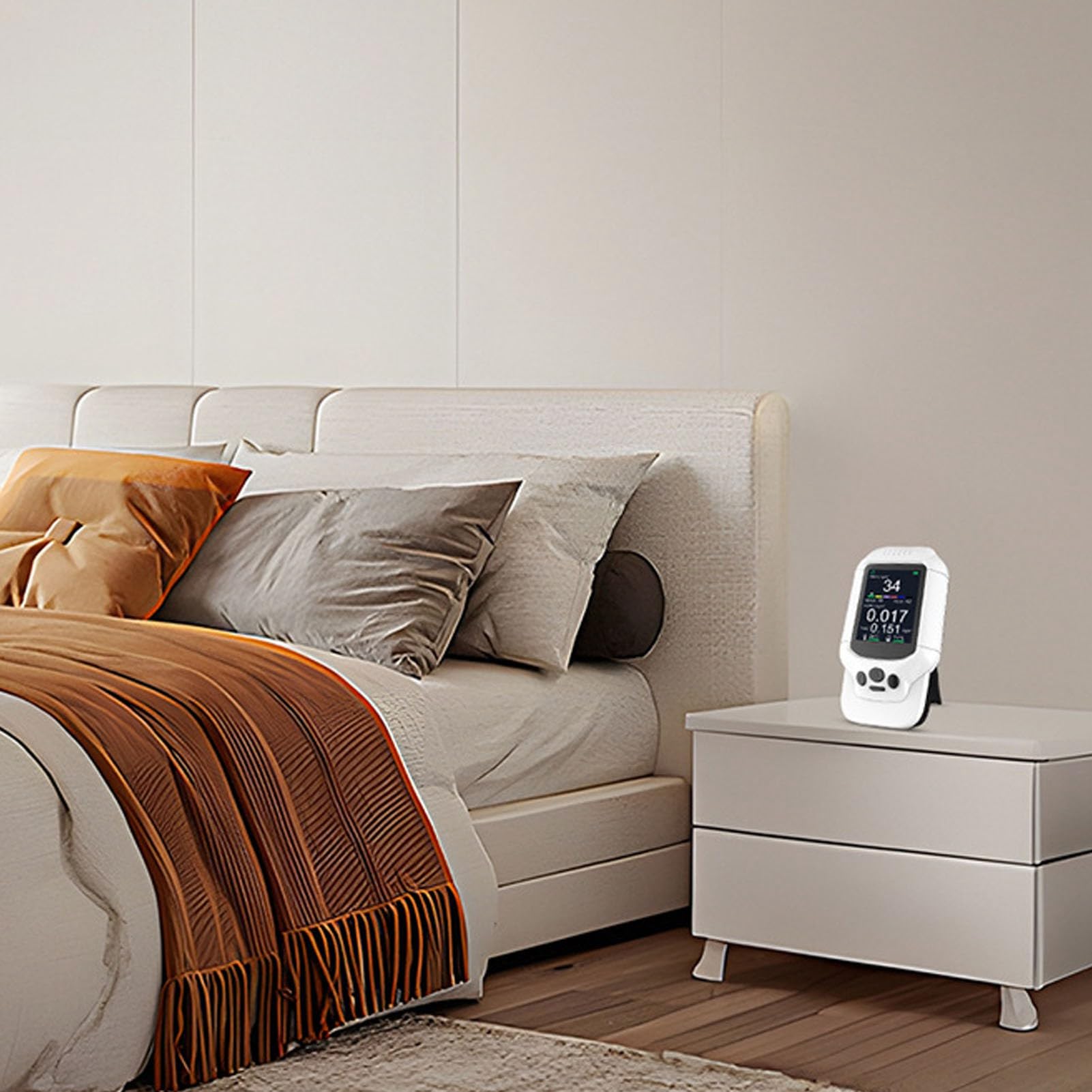 Tester della qualità dell'aria Multifunzionale ad alta precisione PM10 2.5 1.0 Misuratore di umidità della temperatura Allarme sonoro