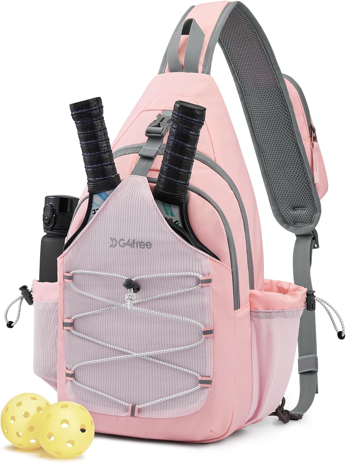 G4Free Pickleball Sling Bag for Women - Lightweight Crossbody Sports Bag