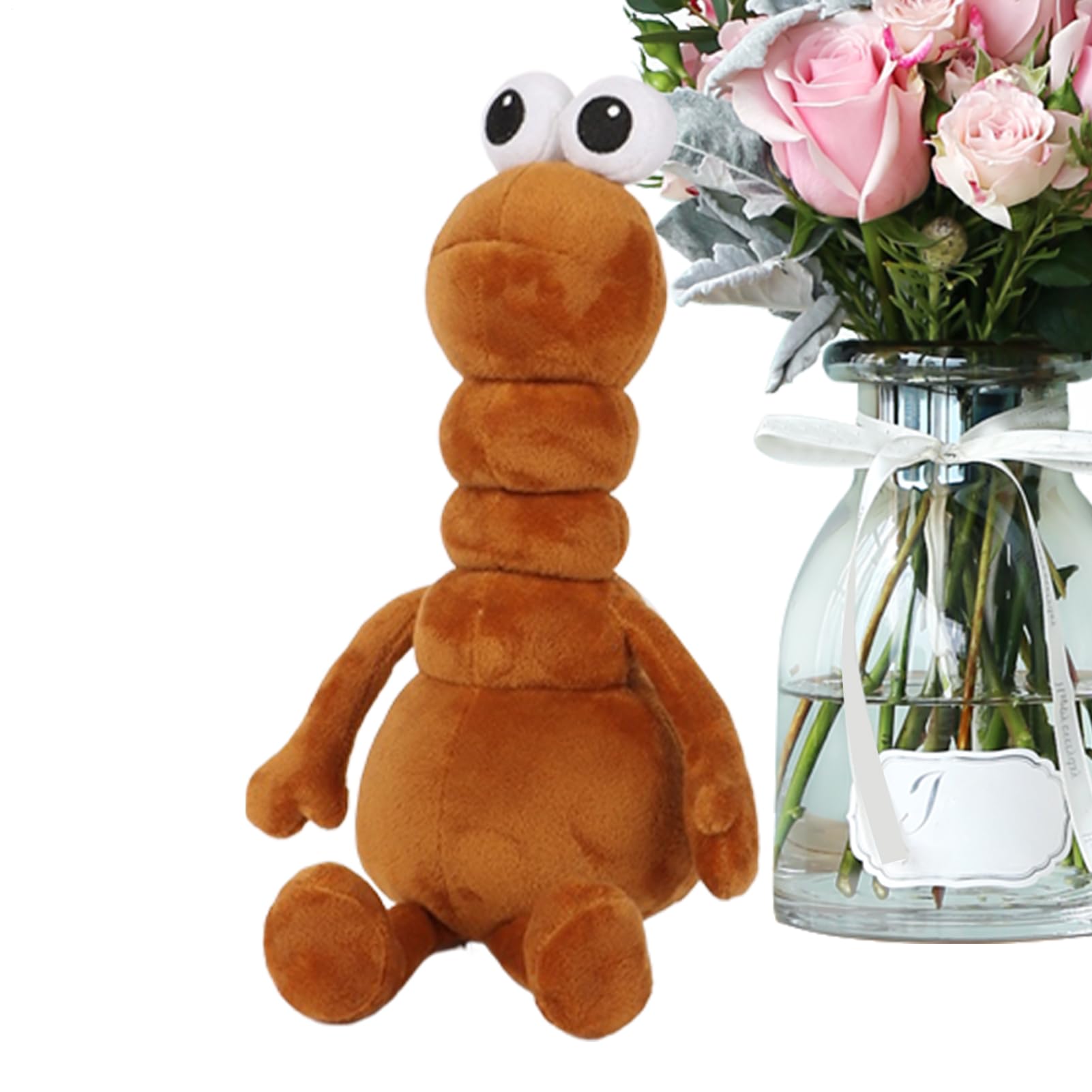 Marcus Worm Plush Toy, Marcus Meme Figure, Portable Worm Shape Collectible Hugging Doll, Plush Collectible Doll For Girl Boy Indoor Home Bedroom