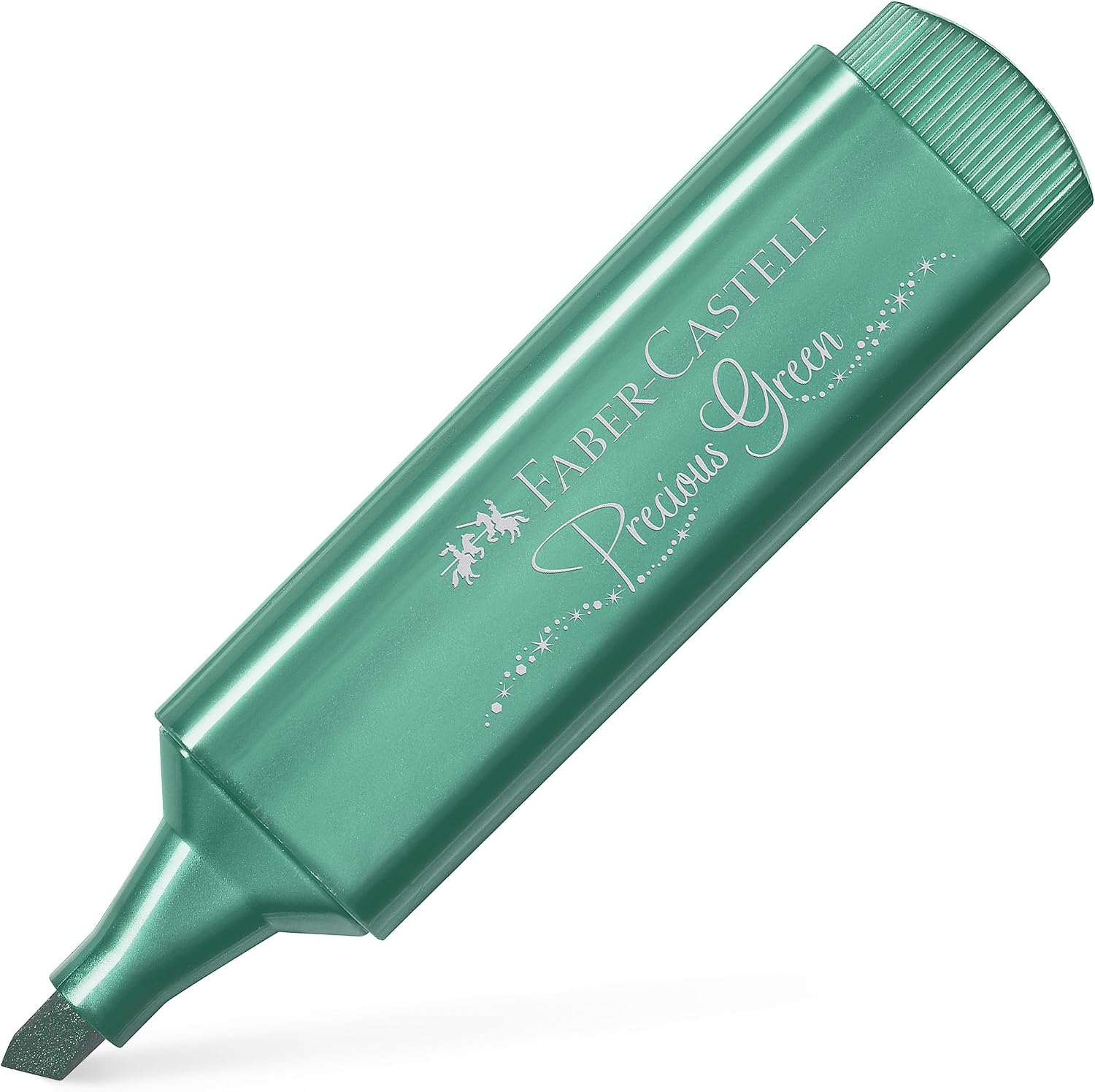 Faber-Castell 154639 – Highlighter TL 46, Metallic Green, 1 Piece