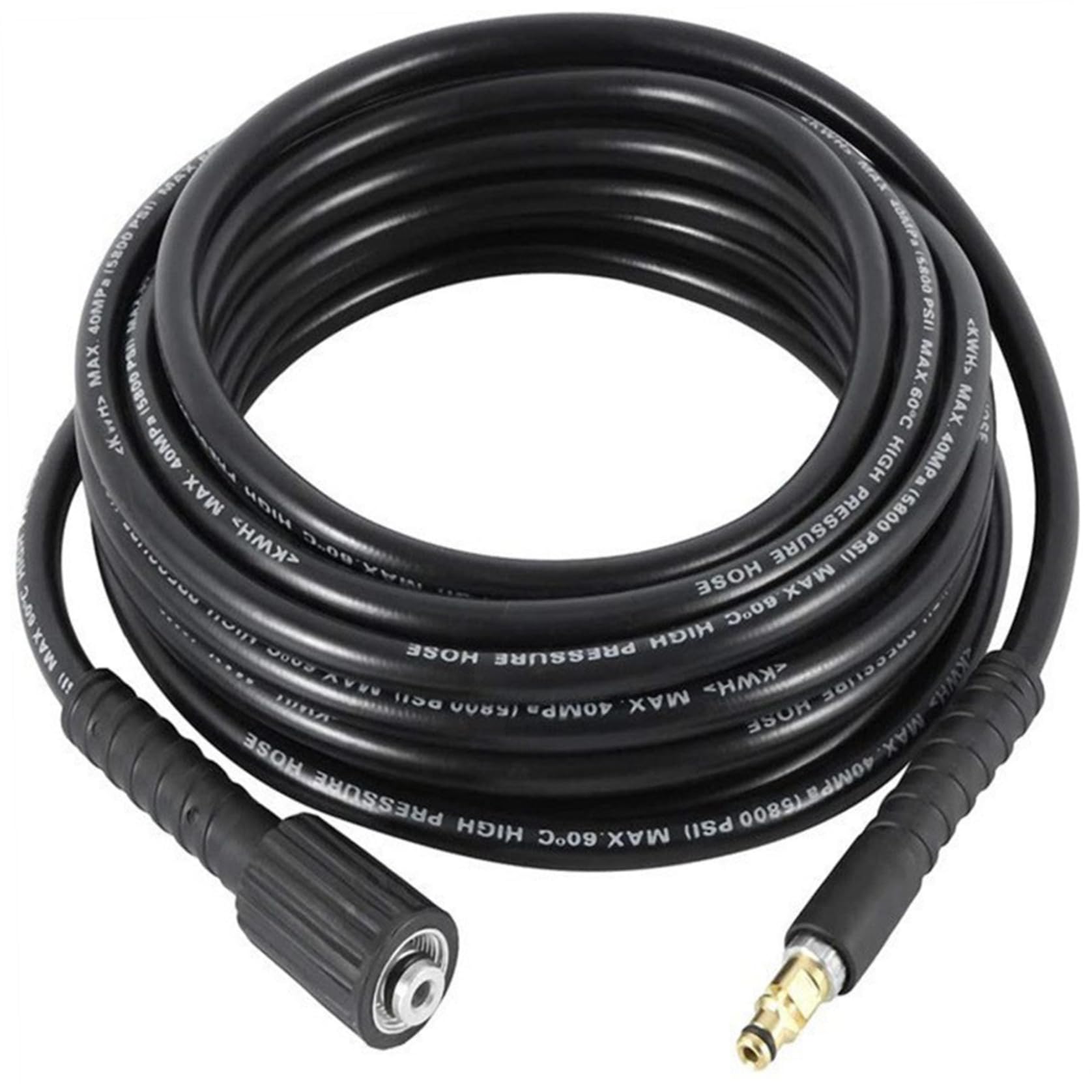 Tuyau de nettoyeur haute pression M22 8m pour lavage auto et cour
