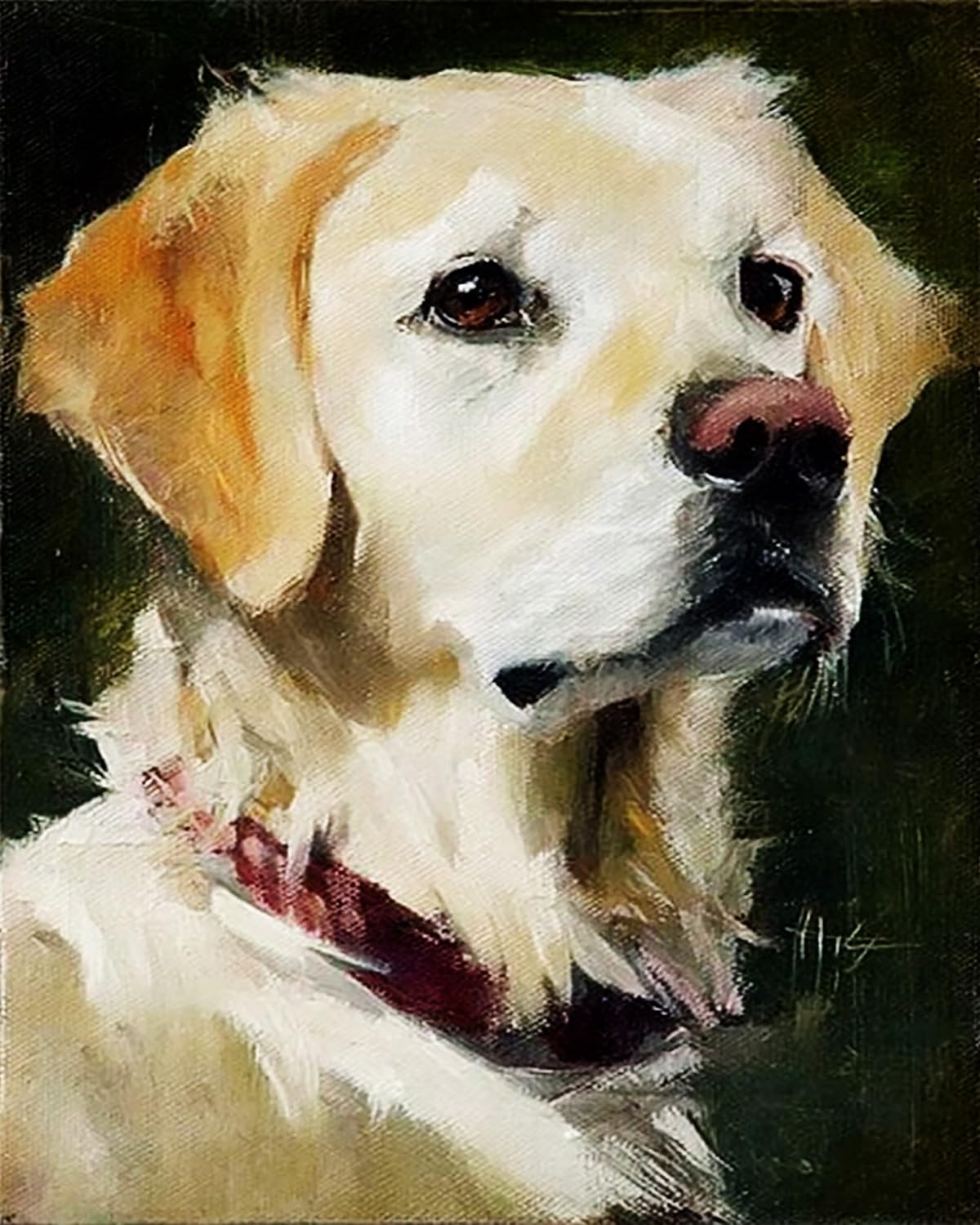 Liubaishi Multicolour Paint By Numbers For Adults, Loyal Dog Theme, 40X50 Cm Acrylic Canvas Kit With Brushes And Paints