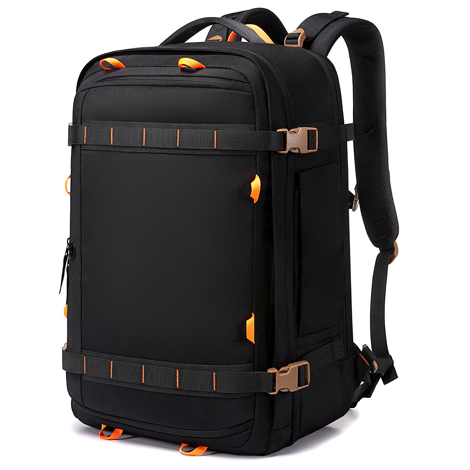 Fenree.geer Reiserucksack, Handgepäck Rucksack, Laptop Rucksack für 18.4 Zoll, Erweiterbar 49 L auf 59 L, Travel Backpack Damen & Herren für Flugreisen, Business, Weekender