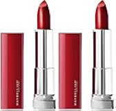 Color Sensational Made for All Lipstick, Crisp Lip Color & Hydrating Formula, Ruby For Me, Red, 1 Count (Pack of 2)