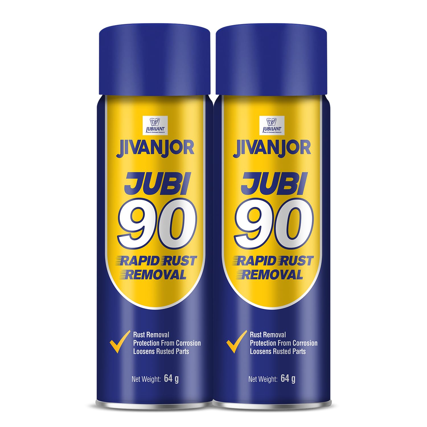 Jivanjor Jubi90 | Multipurpose Maintenance Spray, Instant Action Rust Remover, Cleaning Agent, Lubricant for DIY Purpose|64g, Pack of 2 (B0D35W2ZJC) Amazon Price History, Amazon Price Tracker