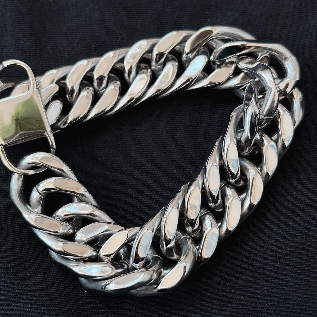 22cmブレスレット,46cmネックレスセット Amazon.co.jp: [はち] レディース 純チタン 磁気ブレスレットと