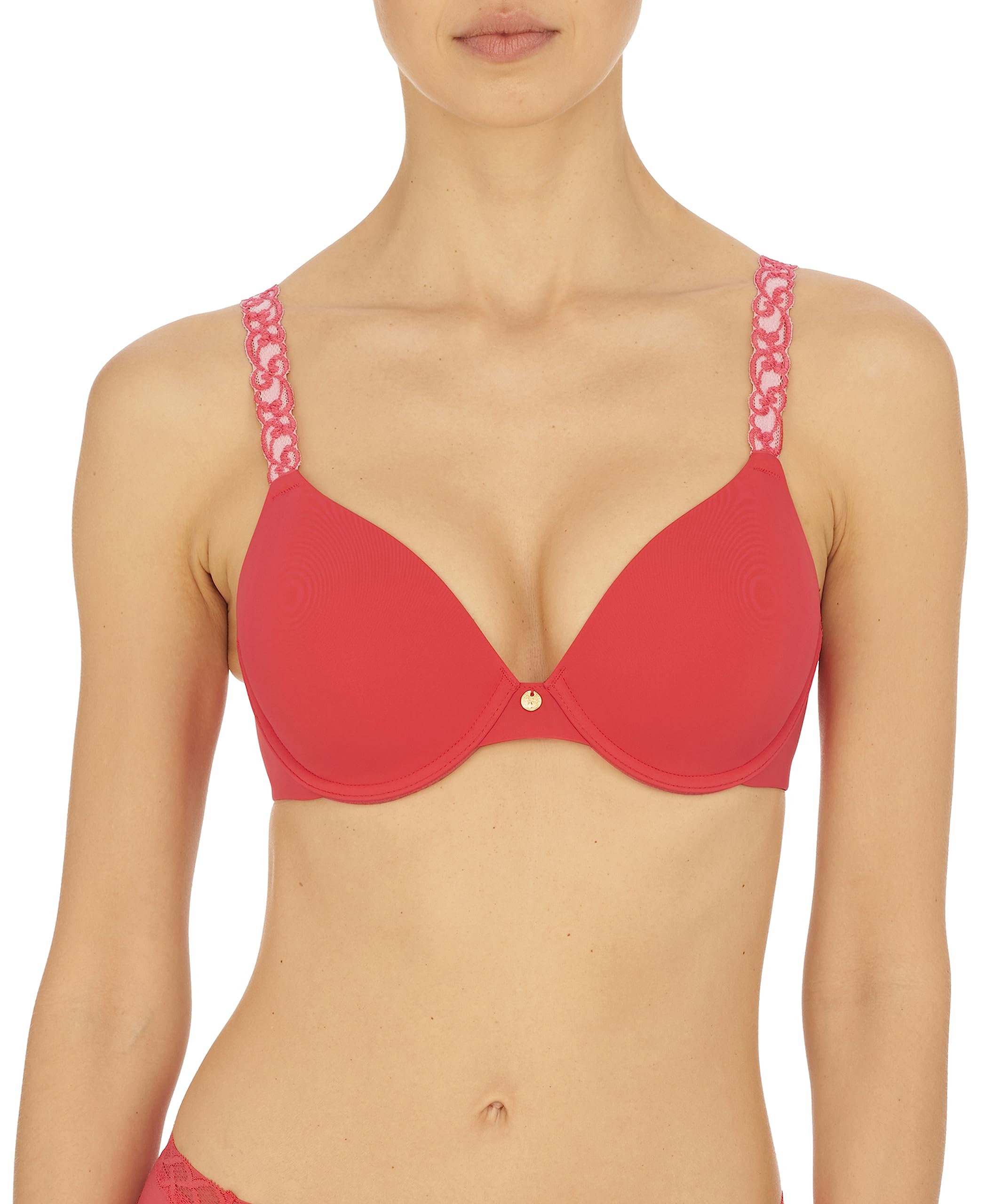 NatoriWomen's Pure Luxe Custom Coverage Underwire Contour T-Shirt Bra