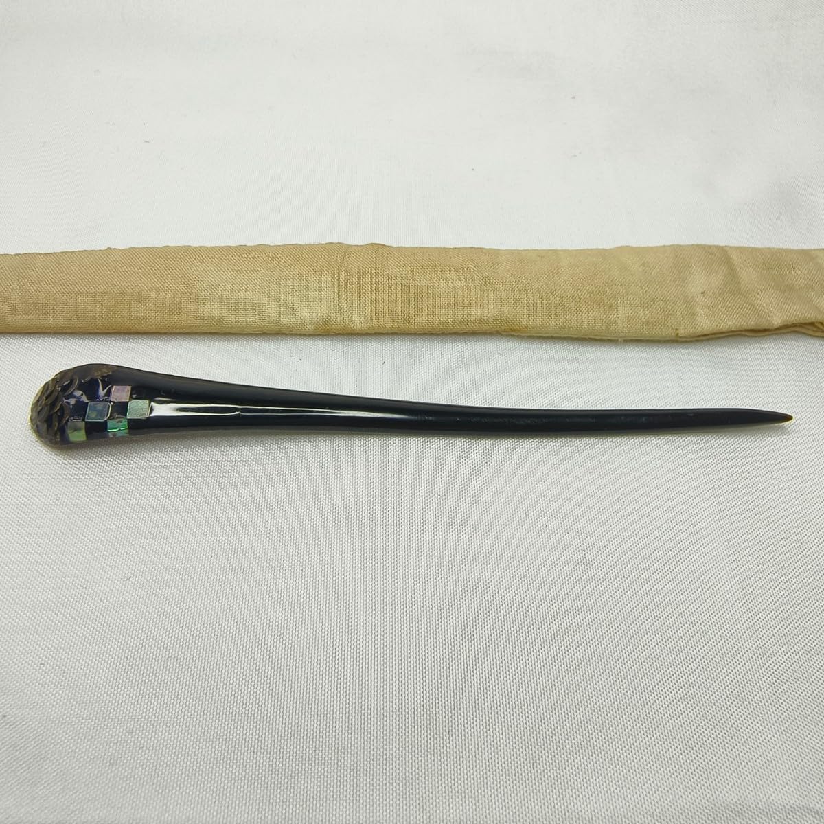 Amazon.co.jp: 茶道具 鼈甲茶杓 螺鈿細工 天然べっ甲 時代物 旧家