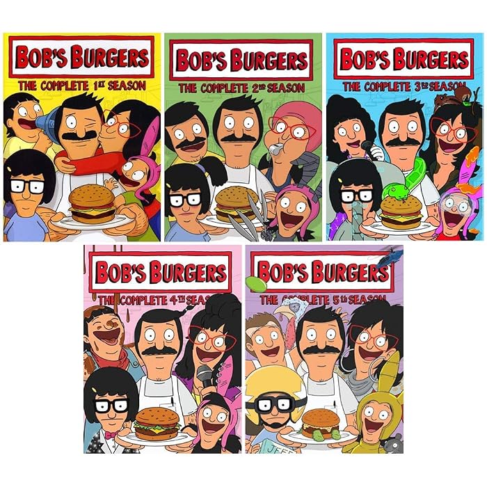 Buy Bob's Burgers: TV Series Complete Seasons 1-5 DVD Collection Online