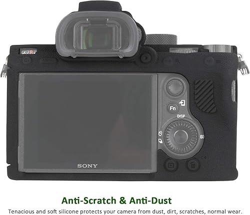 Miniatura 2 de Easy Hood Funda de cámara para Sony Alpha a7III a7 III a7R III a7RIII ILCE-7RM3 a73 a7R3 a7R Mark III Funda protectora de goma de silicona suave