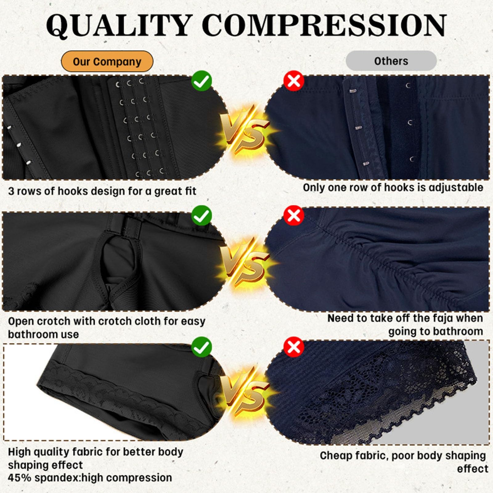 Fajas BBL Post Chirurgia Fase 2/3 Body Shaper Indumento Compressivo per il Controllo Dell'addome Guaine con 12 Stecche Indumento Modellante Post-parto con Busto Aperto e Sollevamento Glutei