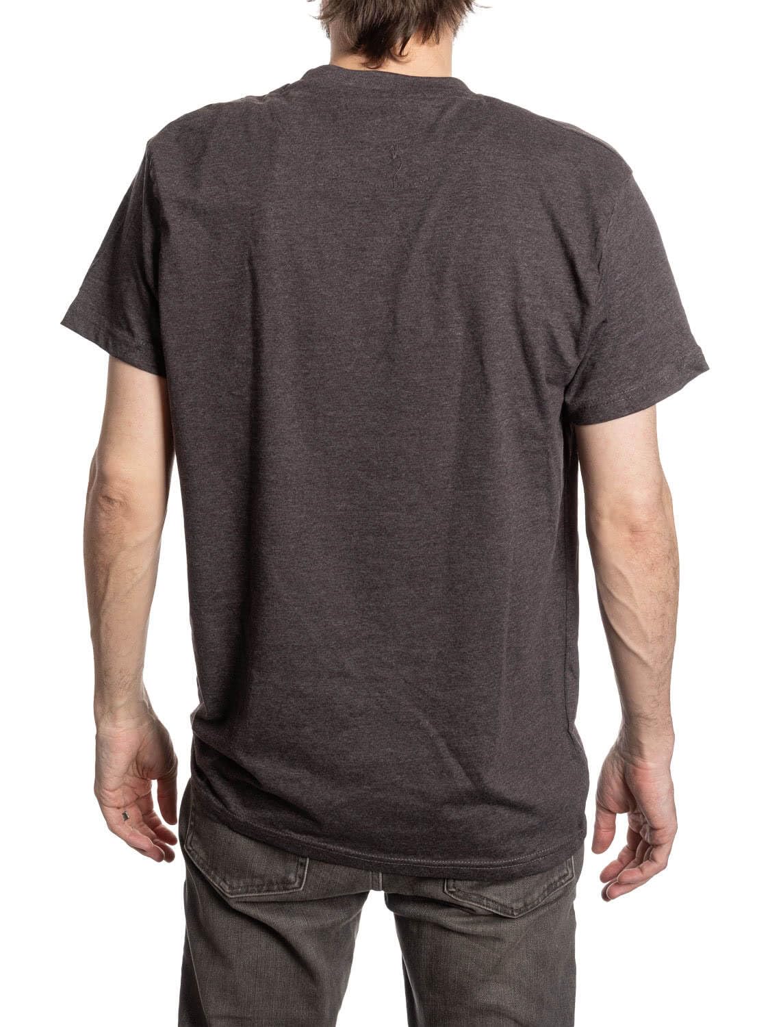 CALHOUN NHL Herren-T-Shirt im Vintage-Stil, Siebdruck-Logo, Baumwoll-Polyester-Mischgewebe