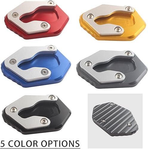 Miniatura 2 de Tablero de extensión para Yamaha Xmax 300 XMAX250 XMAX125 motocicleta ampliar la almohadilla de pie placa de soporte CNC soporte lateral pad