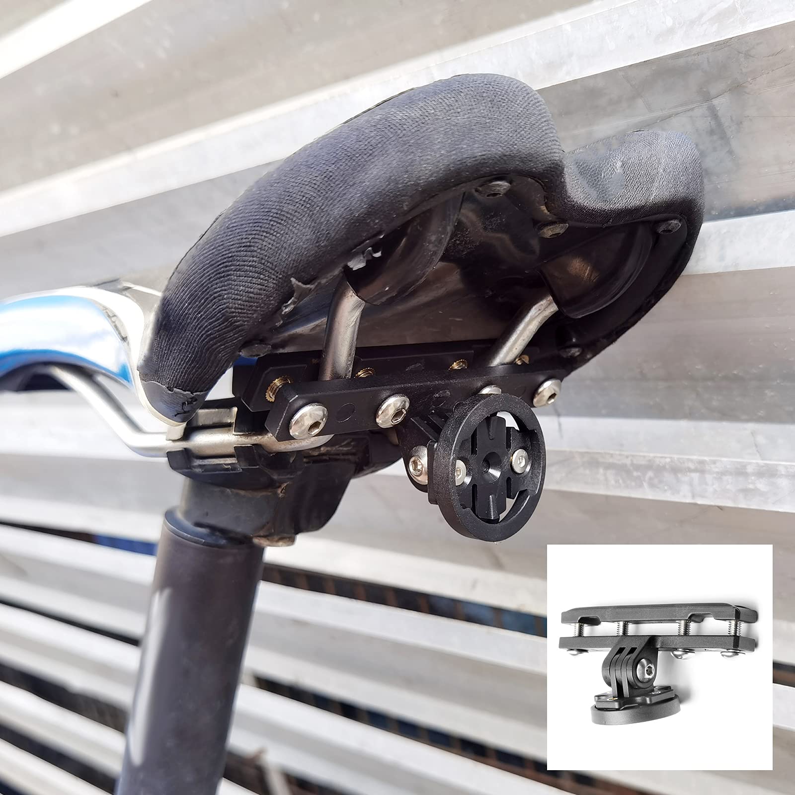 BININIU Support De Selle Vélo Aluminium Pour Garmin Varia Radar RTL515 RTL510 RTL500 RVR315