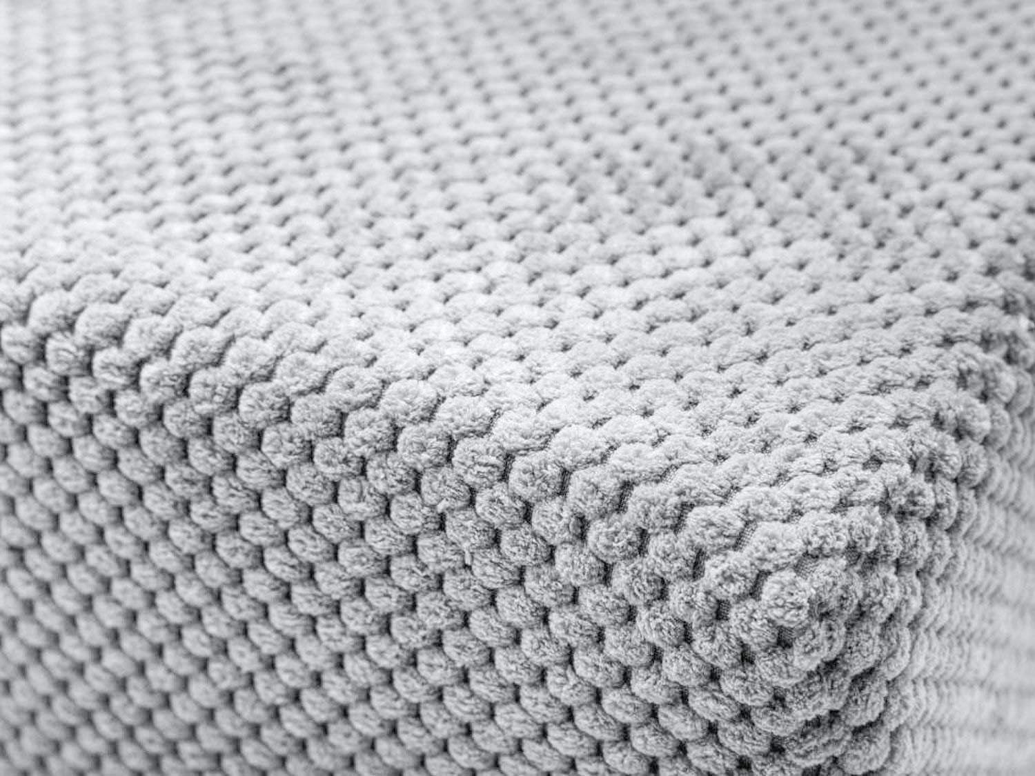 Escaleras para Perros de 50 cm de Altura | Escaleras para Gatos de Mascotas | 5 peldanos | para Cama y Coche | Escaleras para Perros pequenos | Cubierta de Felpa | Color: Gris