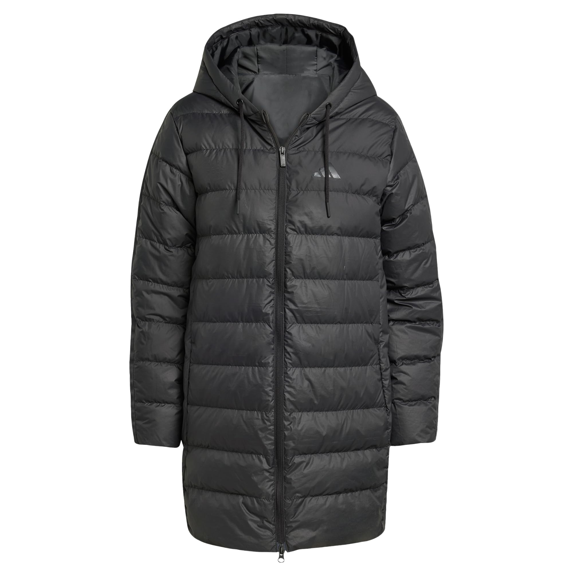 Adidas Women's Noir Hooded Parka Essentials Climawarm 3 Stripes