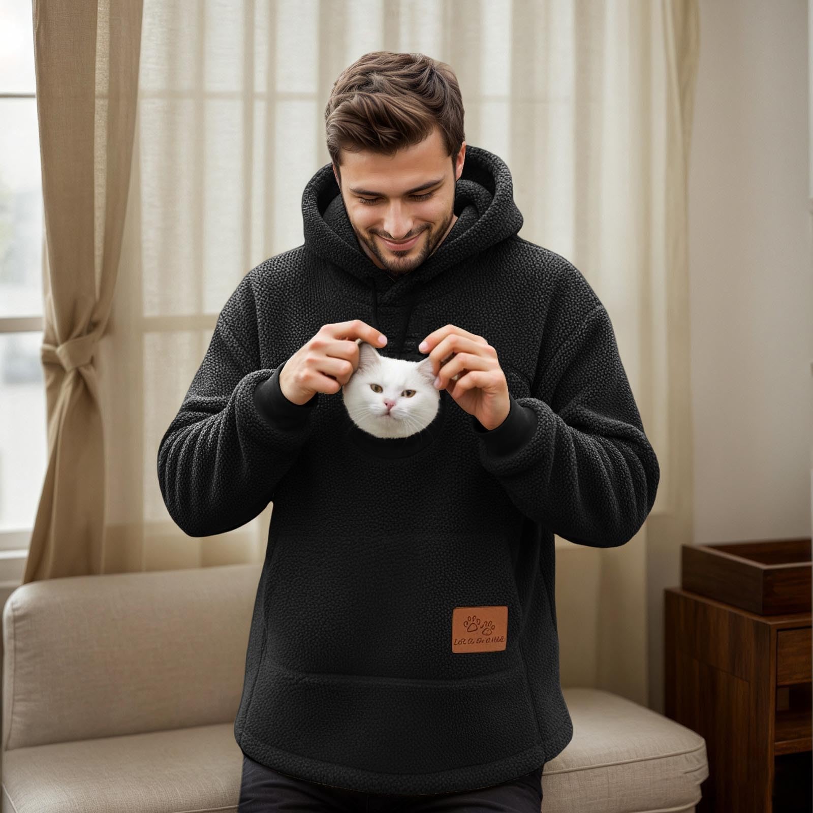 Sudadera con capucha para mujer, algodón, con capucha, corte regular, flexible, bolsillo canguro, capucha ajustable, informal, primavera, suave, sudadera deportiva, estilo moderno, A100