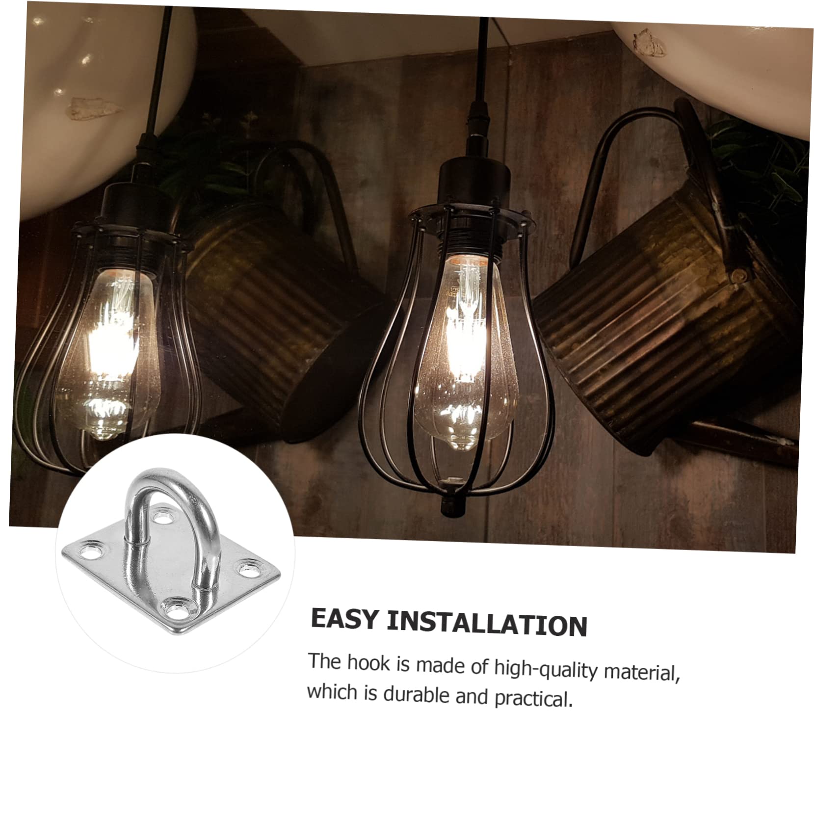 Alipis 3 Set Appendiabiti Da Soffitto Multiuso Dovere Sospeso Gancio A Soffitto Gancio Portaborse Gancio Per Lampadari Gancio Da Soffitto Multiuso Ganci Da Soffitto Affidabili 4 Pezzi*3