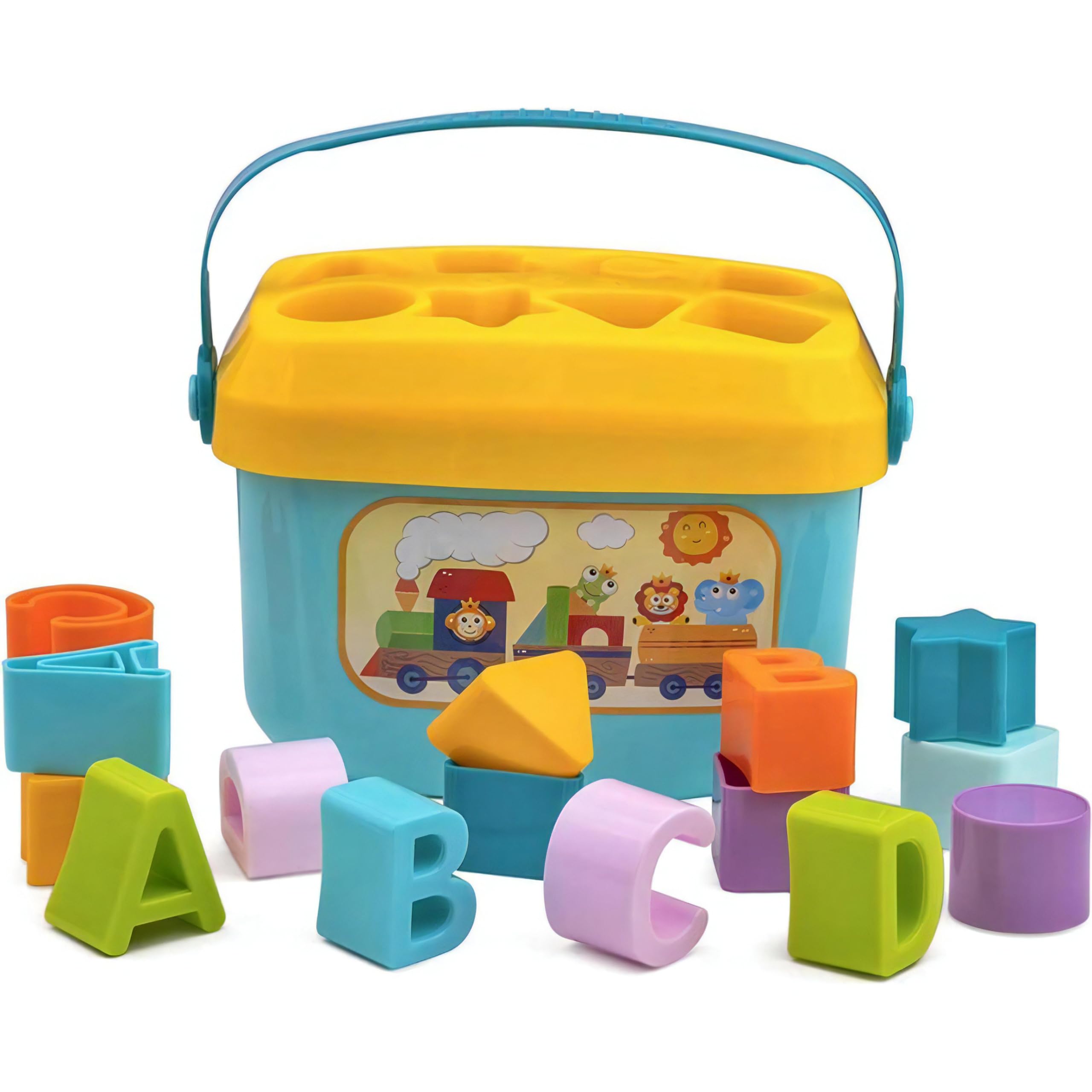 DOOMSDAY Babys First Blocks ABCD and Geometric Shape Sorting Toy for Toddlers Early Learning Development Activity Puzzle Blocks for Kids Best Gift for 2 to 5 Years Kids (B0CNRN14W1) Amazon Price History, Amazon Price Tracker