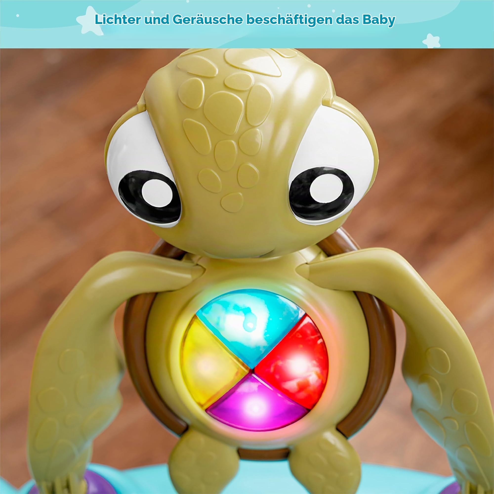 Bright Starts, Disney Baby &, Disney Baby, Findet Nemo Spieldecke mit Spielbogen, Lichtern und 20+ Minuten Melodien und Musik, Spielmatte mit abnehmbare Spielzeuge, ab der Geburt