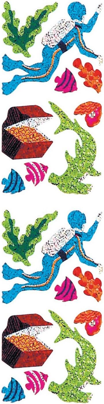 Jillson Roberts Prismatic Stickers, Micro Easter Assortment, 12-Count (S7523)