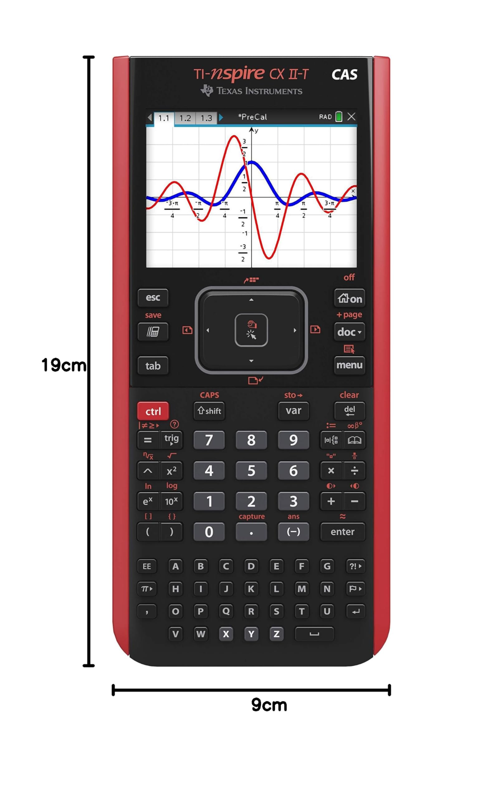 Amazon.co.jp: Texas Instruments TI-NSPIRE CX II-T CAS - ノワール