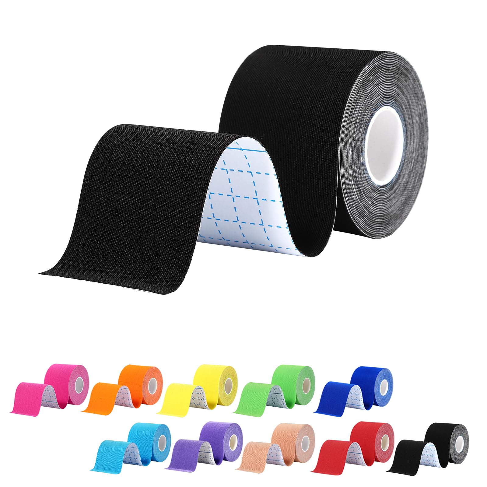 Pro Synthetic Kinesiology Tape 1 Roll Athletic Sports Tape for Muscle Joint Support Pain Relief for Knee Elbow