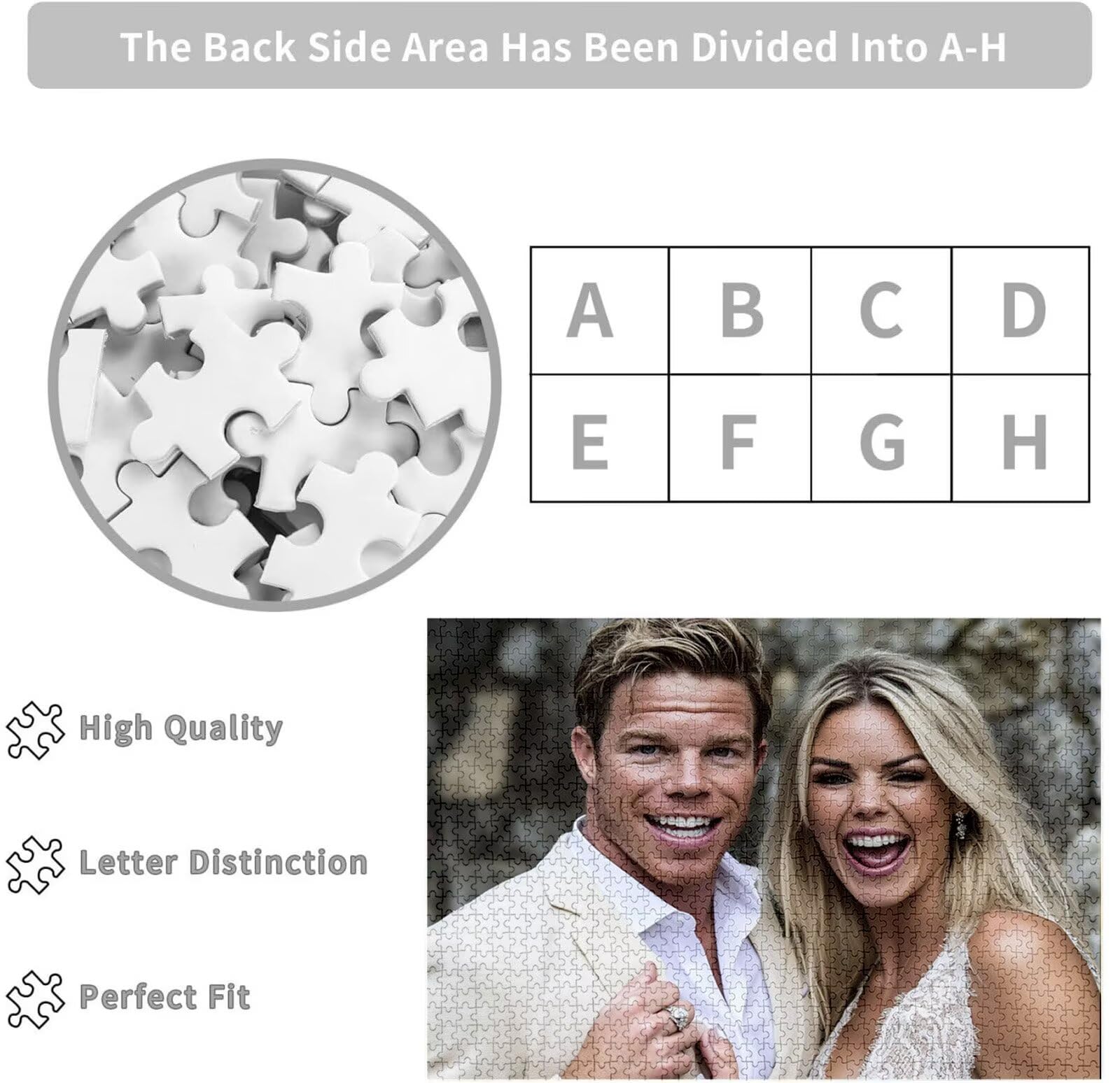 Personalisiertes Foto Puzzle Selbst Gestalten - Fotopuzzle mit Eigenem Bild (1000-5000 Teile) - Gestalte Selbst Puzzle, Personalisierte Geschenke mit Foto für Mama, Familie zum Geburtstag C-1479