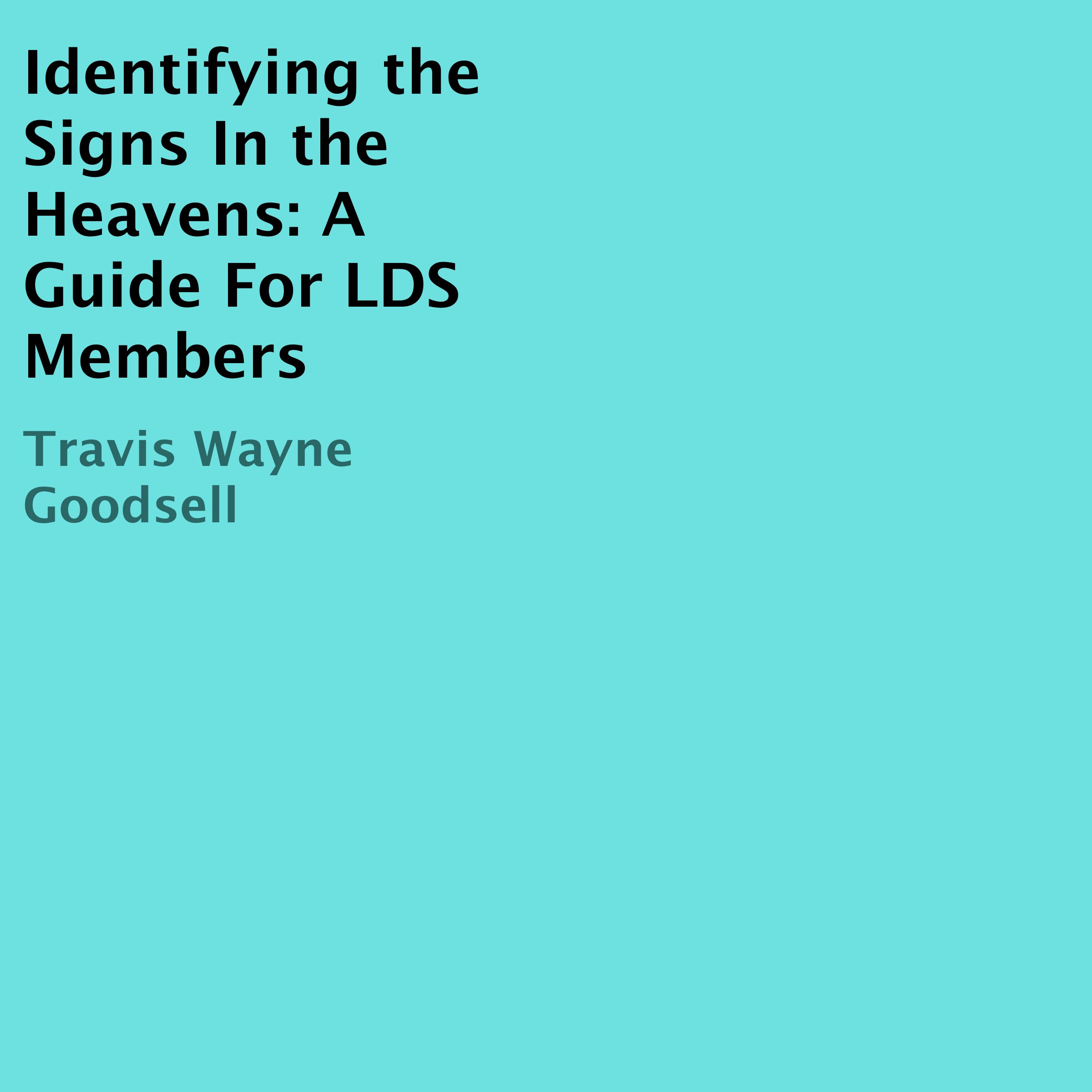 Cover art for Identifying the Signs in the Heavens