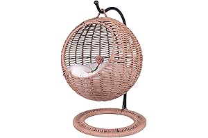 Wicker Cat Bed Cat Hammock Bed: A Cozy Oasis for Your Feline Friend