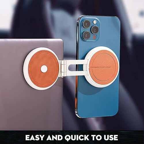 Miniatura 5 de Soporte magnético para teléfono de automóvil, soporte para teléfono móvil para modelo 3YXS, soporte plegable invisible Magsafe para automóvil con