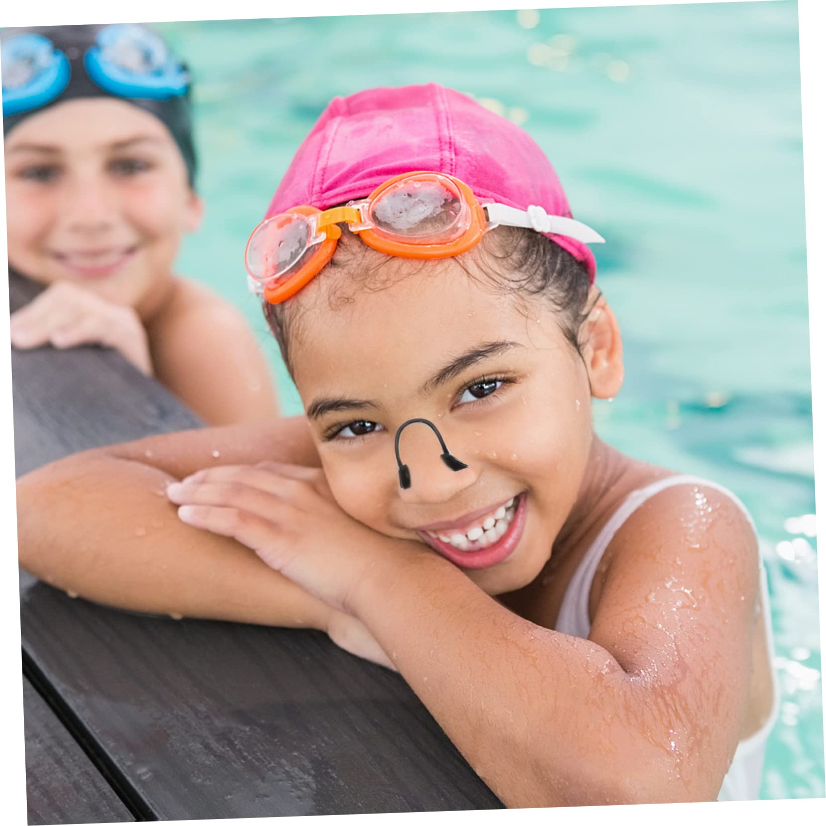 HANABASS Nasenklammer Trainingsnasenschutz Unterwasser-Nasenclip Schwimmbad Swimming Nose Clip Schwimmnasenclip Zubehör für Silikon-Nasenclip praktische Schwimmversorgung Kieselgel