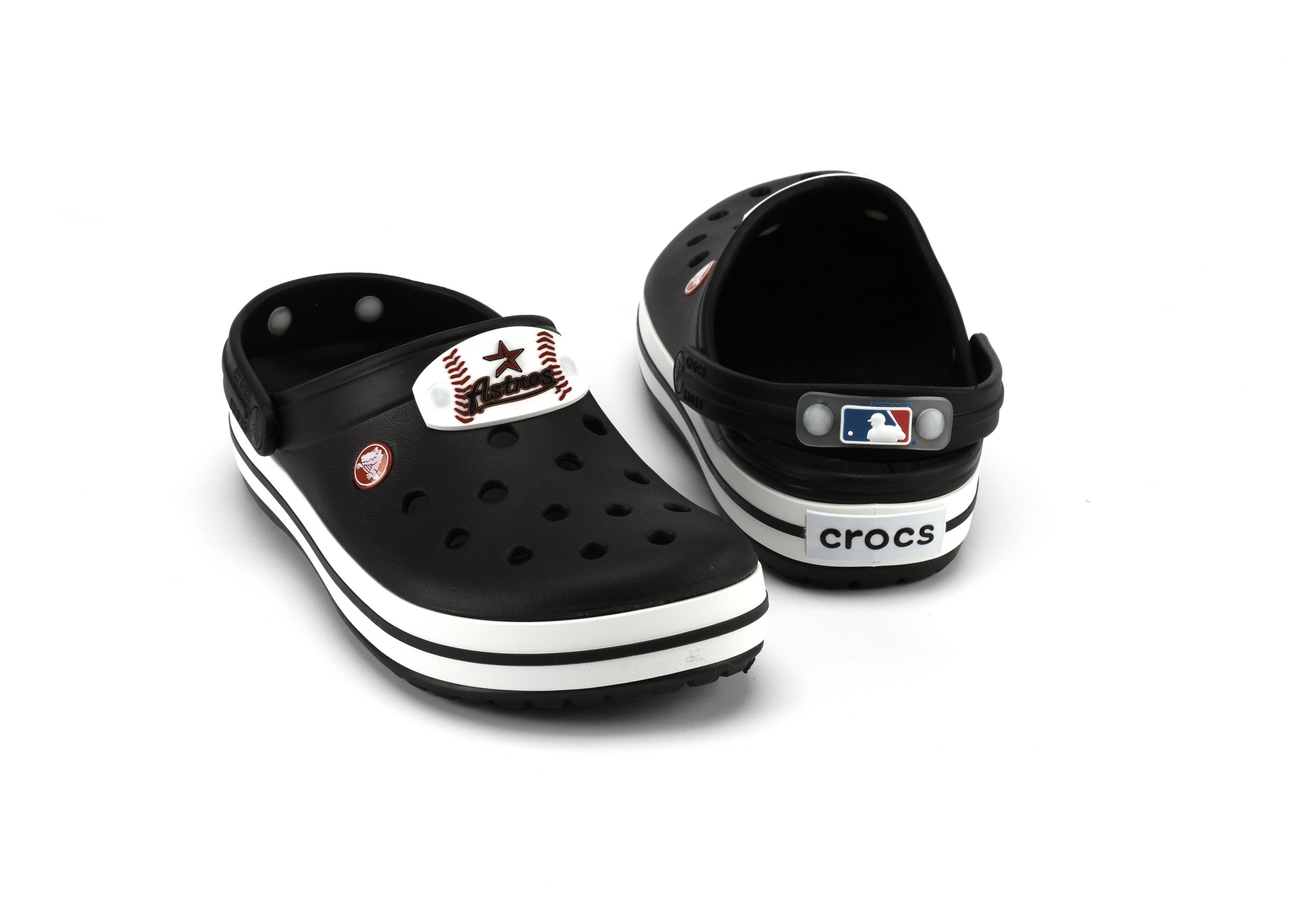 MLB Houston Astros Banded Slip-On Clog Style Shoe By Crocs