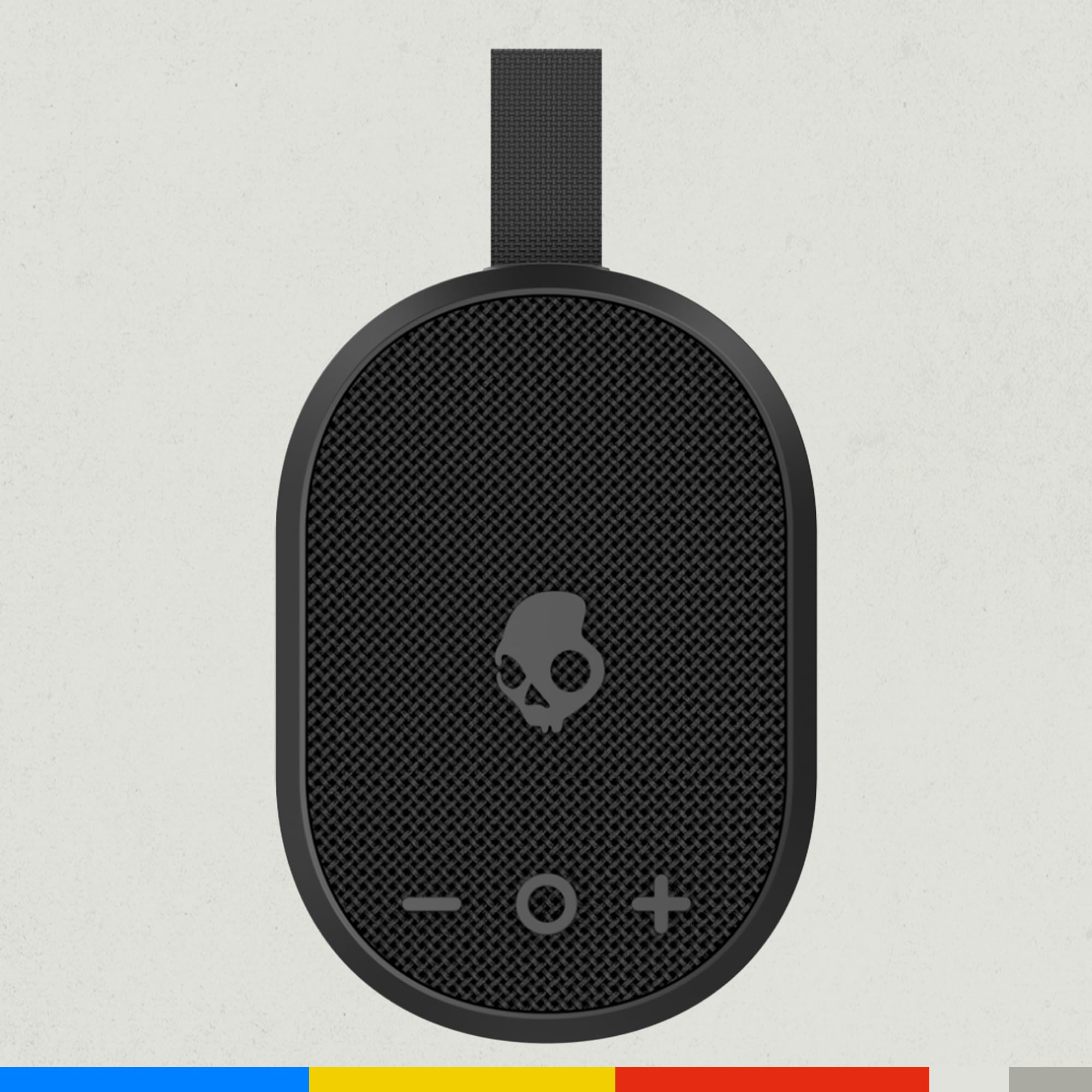Skullcandy Ounce+ Cassa Wireless Bluetooth Portatile, Impermeabilità IPX7, 16 Ore di Autonomia, Stereo True Wireless con Cinghia Integrata per Viaggi e Uso all’Aperto - Black